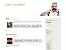 Tablet Screenshot of marekniedzwiecki.pl